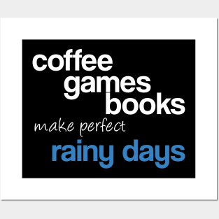 Coffee games books Posters and Art